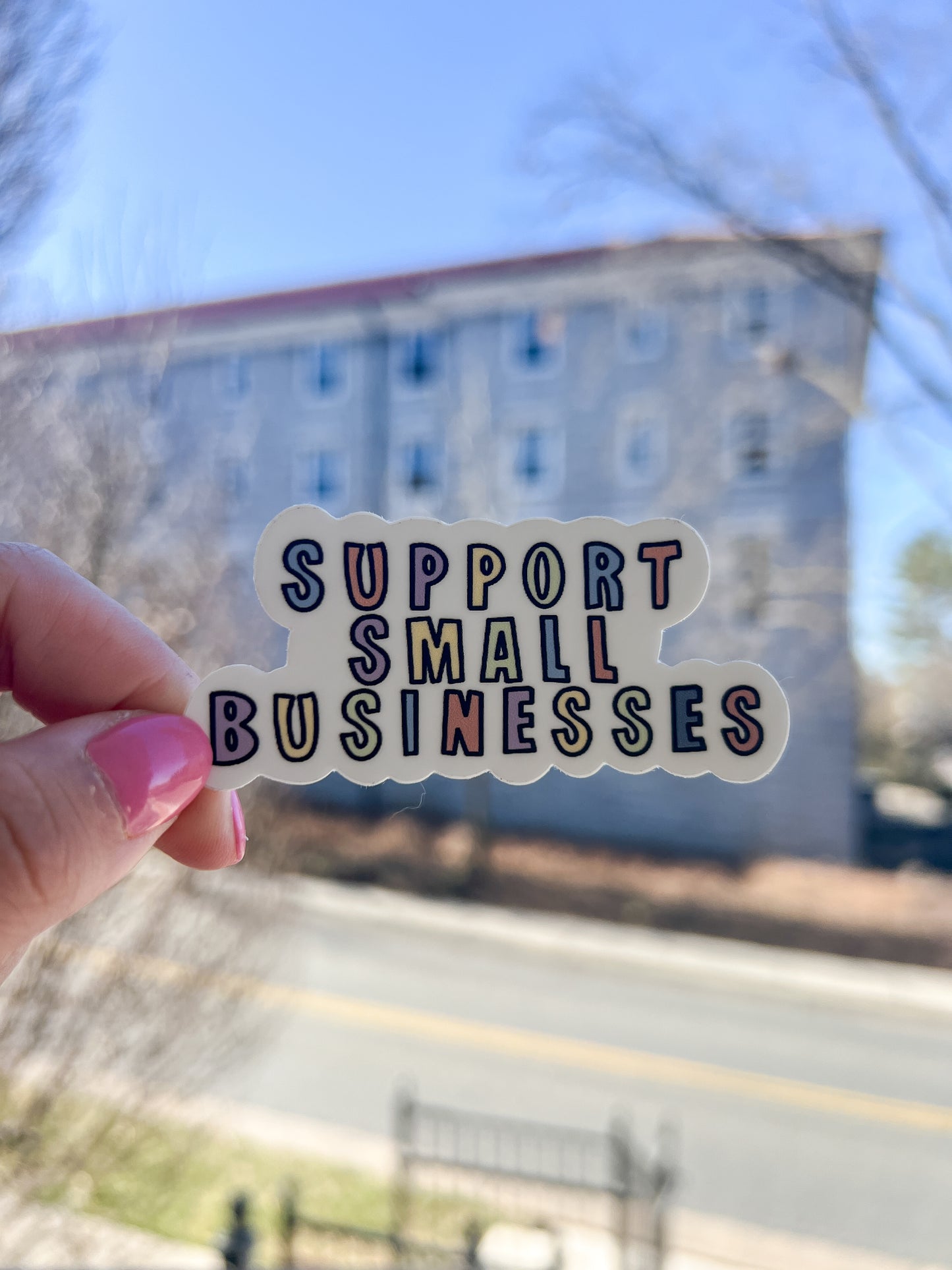 Support Small Businesses Sticker