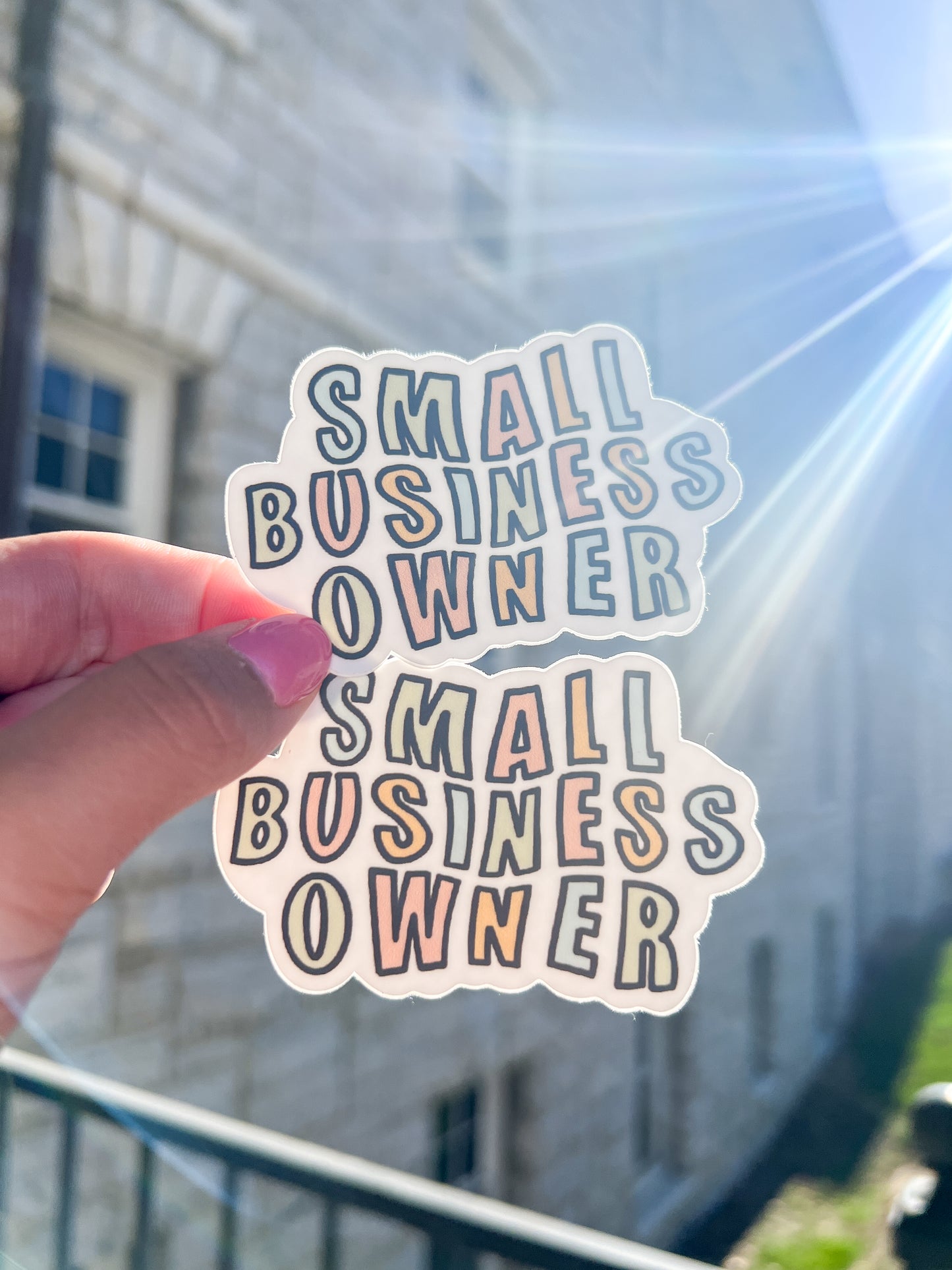 Small Business Owner Sticker