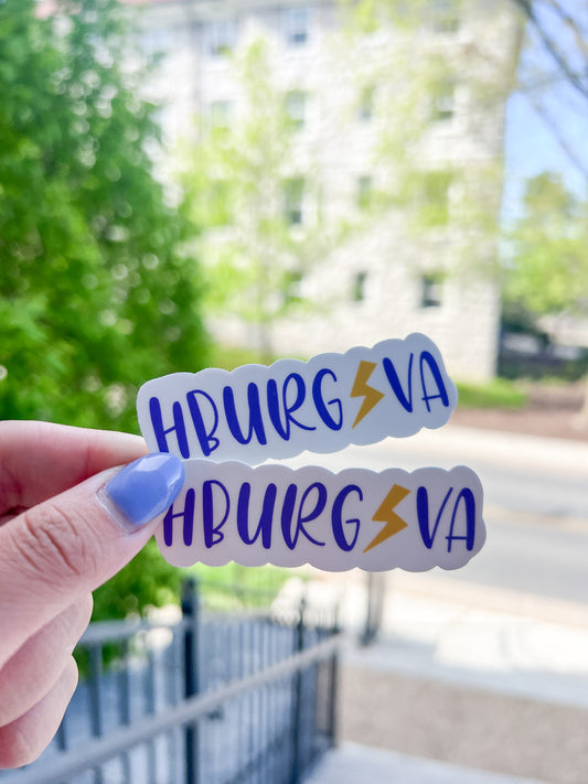 HBURG VA Sticker