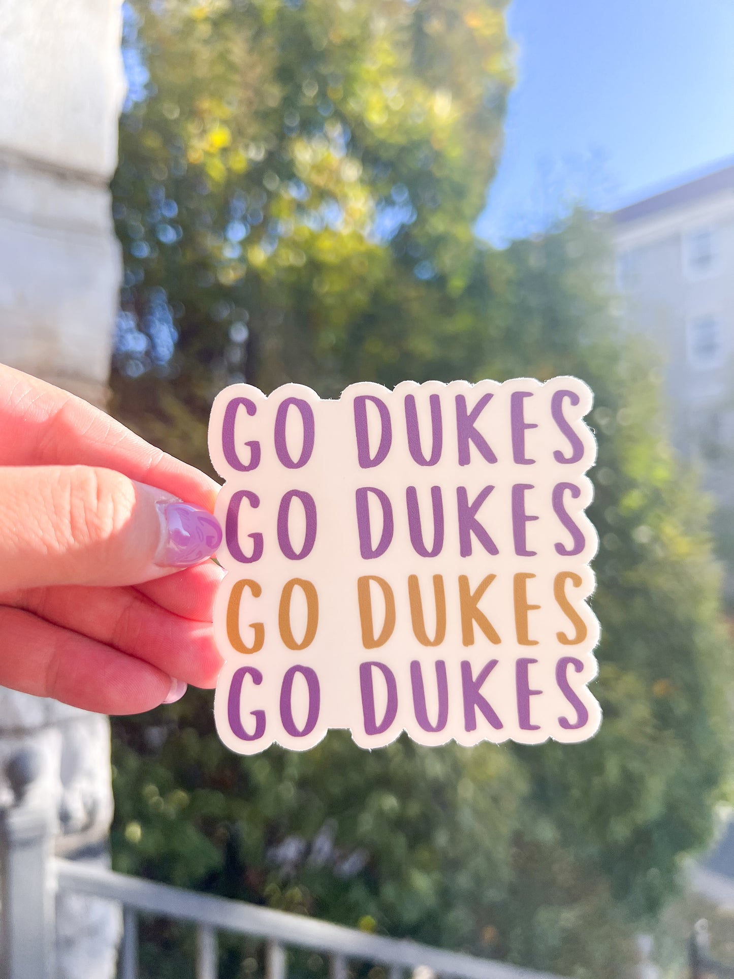 Go Dukes Sticker