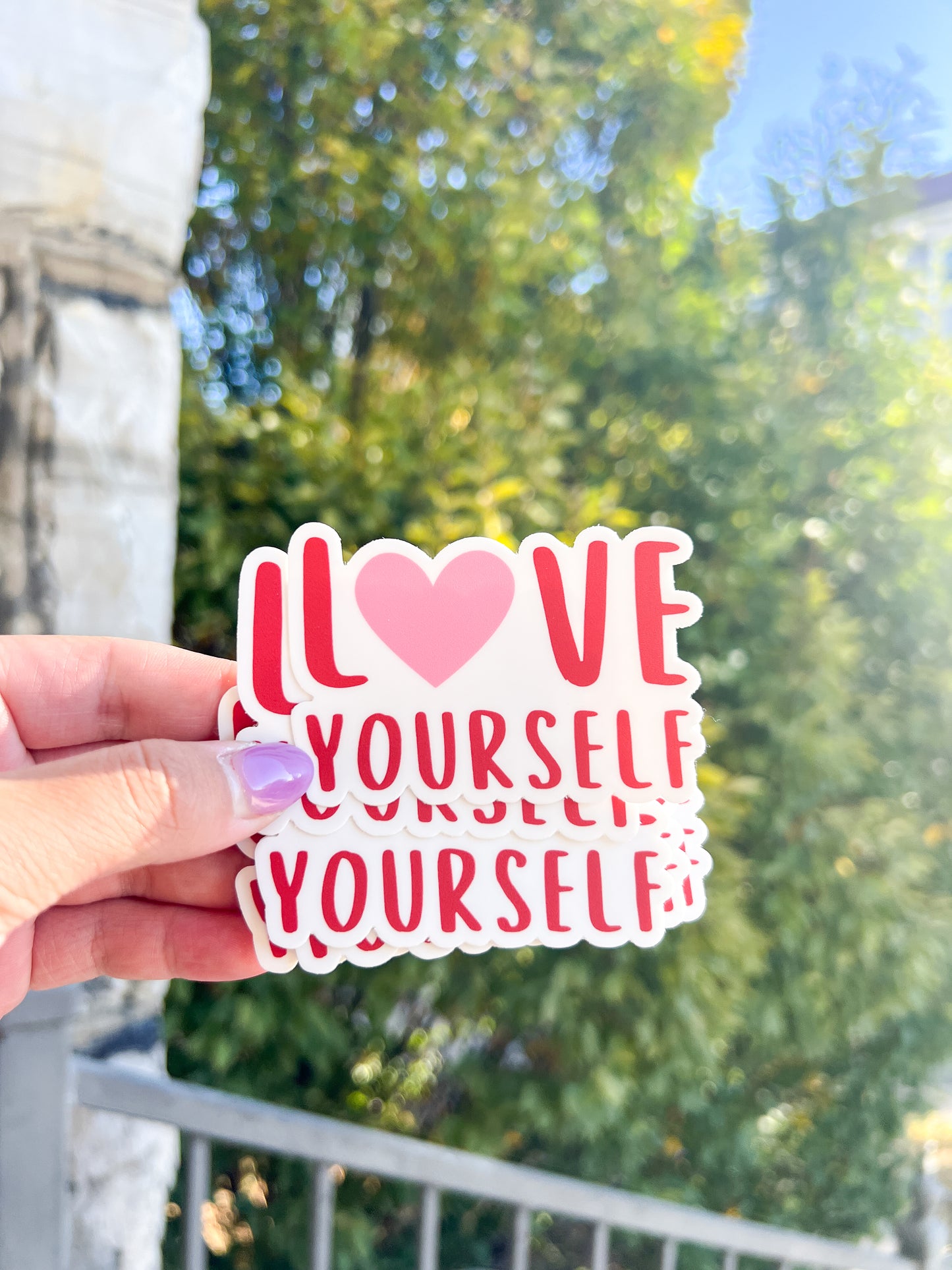 Love Yourself Sticker