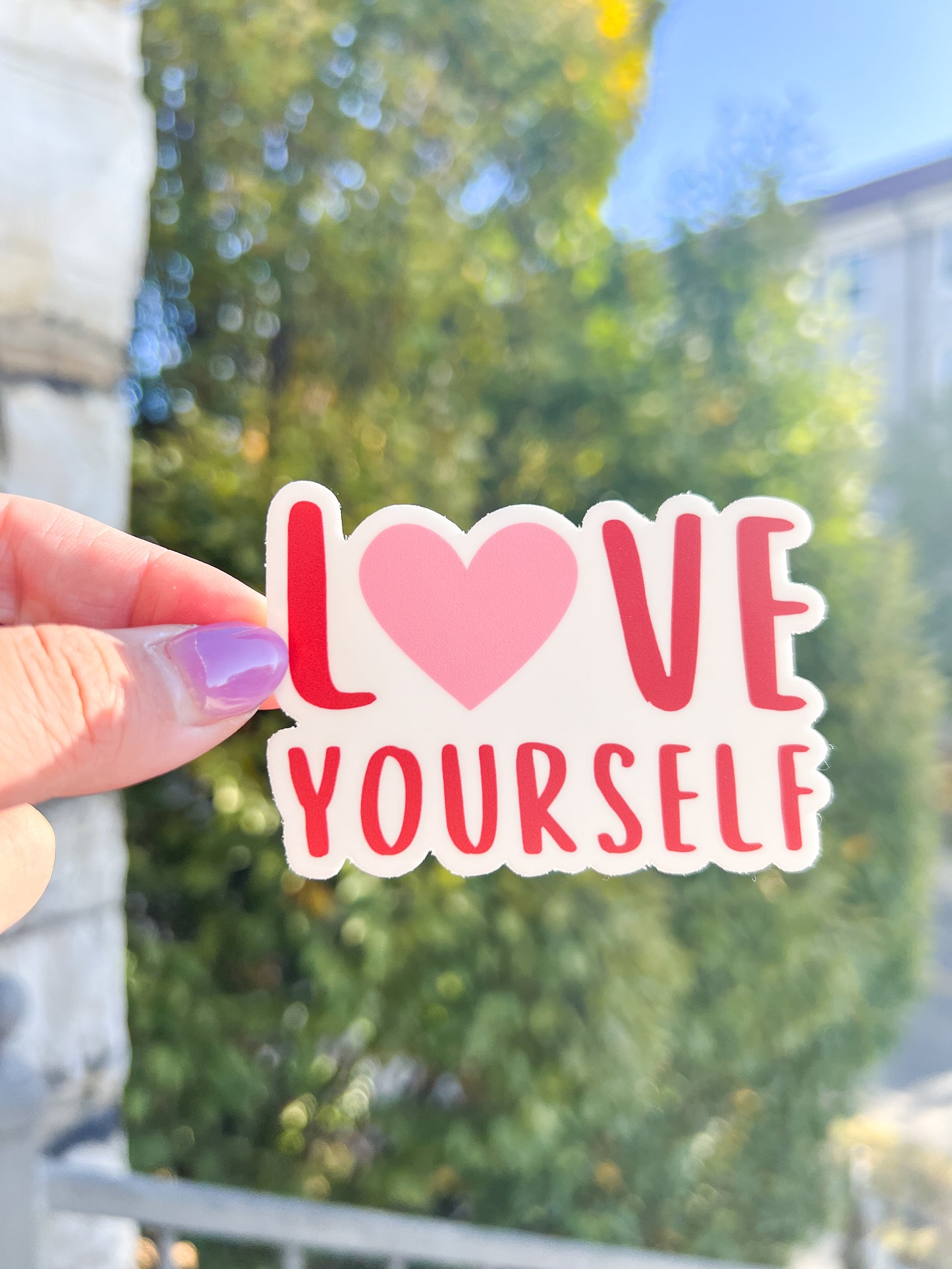 Love Yourself Sticker