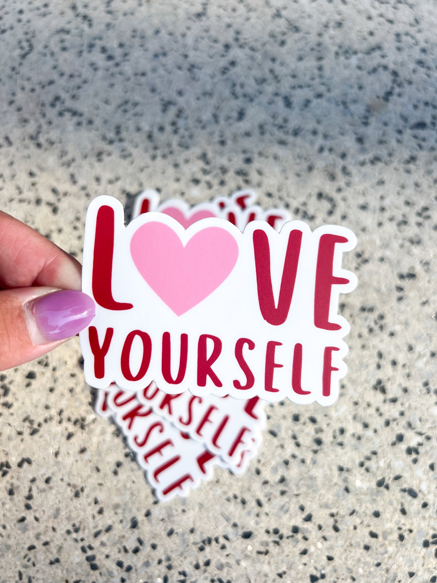 Love Yourself Sticker