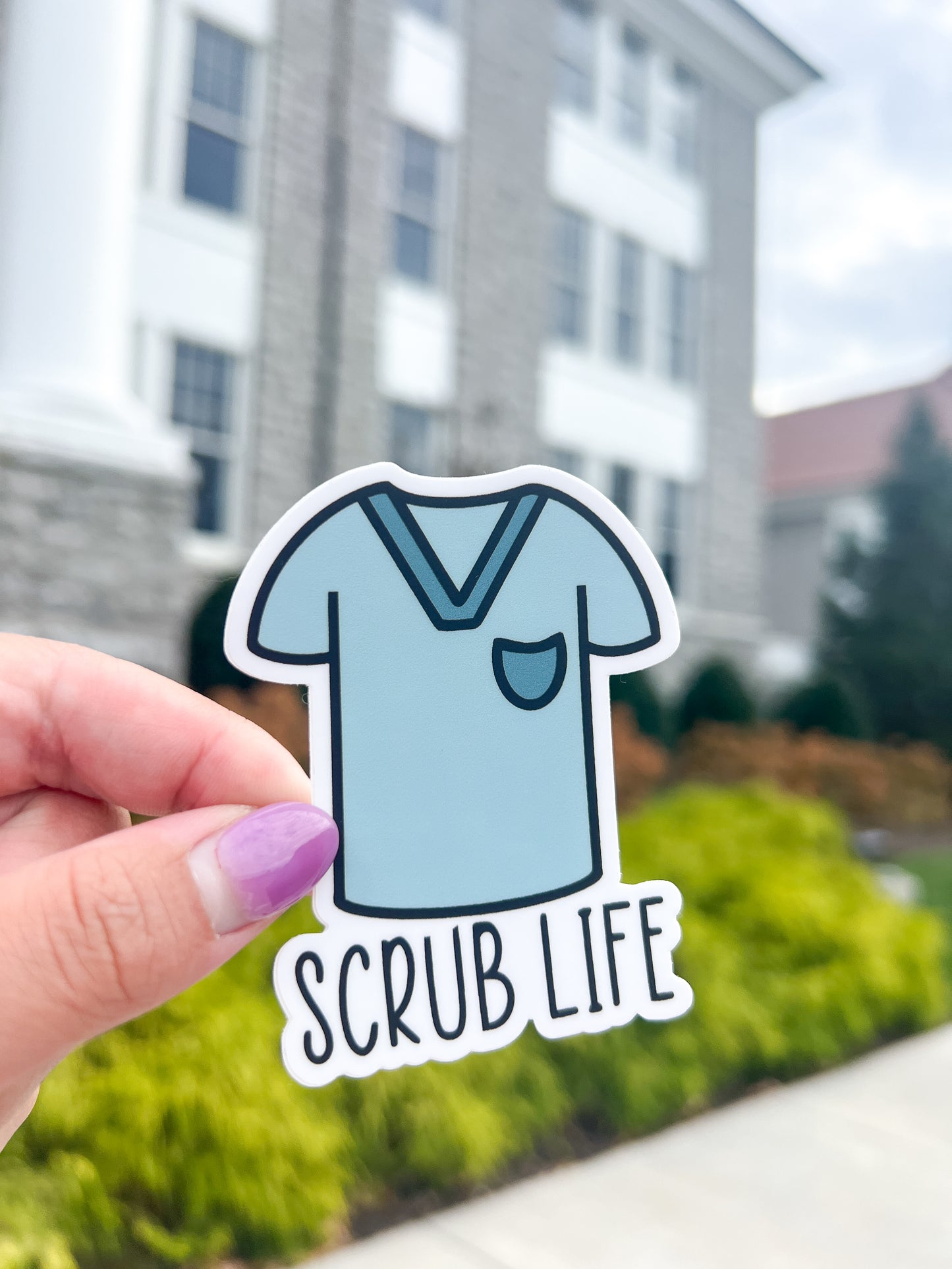 Scrub Life Sticker