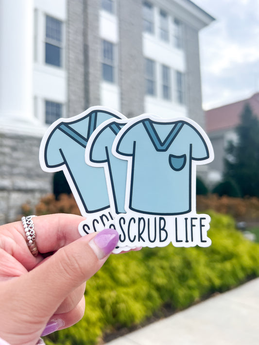 Scrub Life Sticker