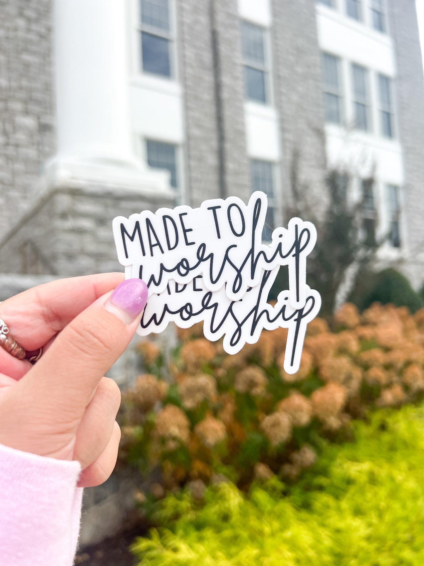 Made To Worship Sticker