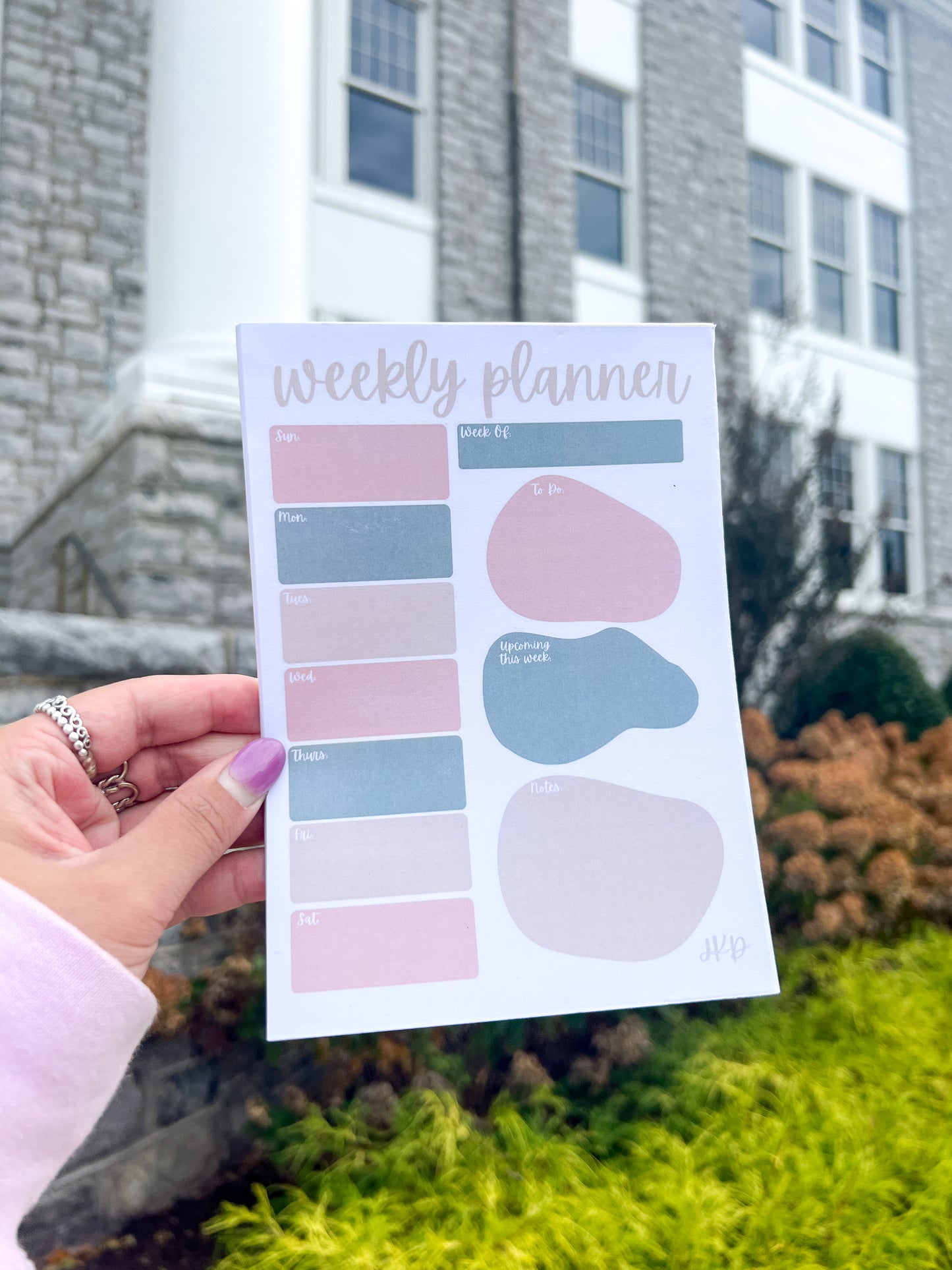 Weekly Planner Notepad