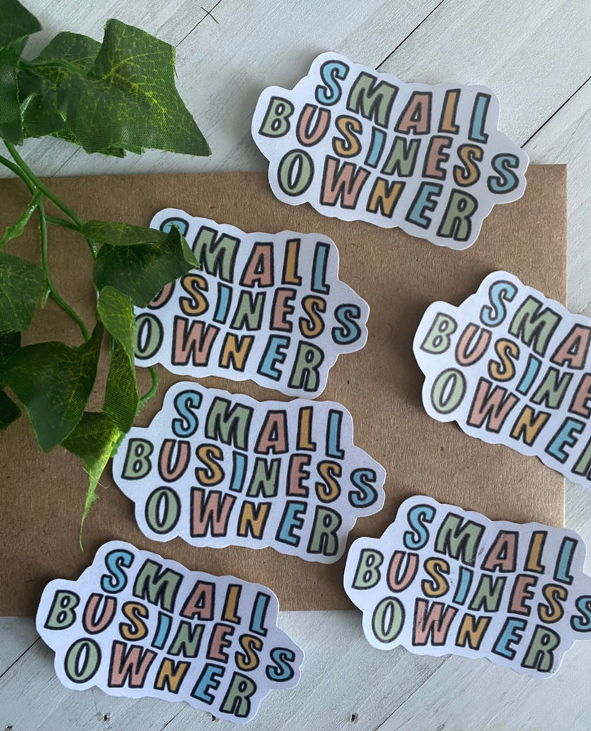 Small Business Owner Sticker