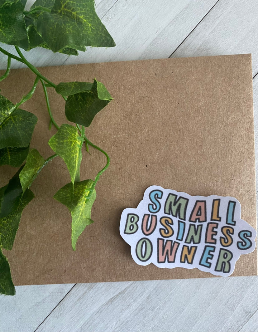 Small Business Owner Sticker