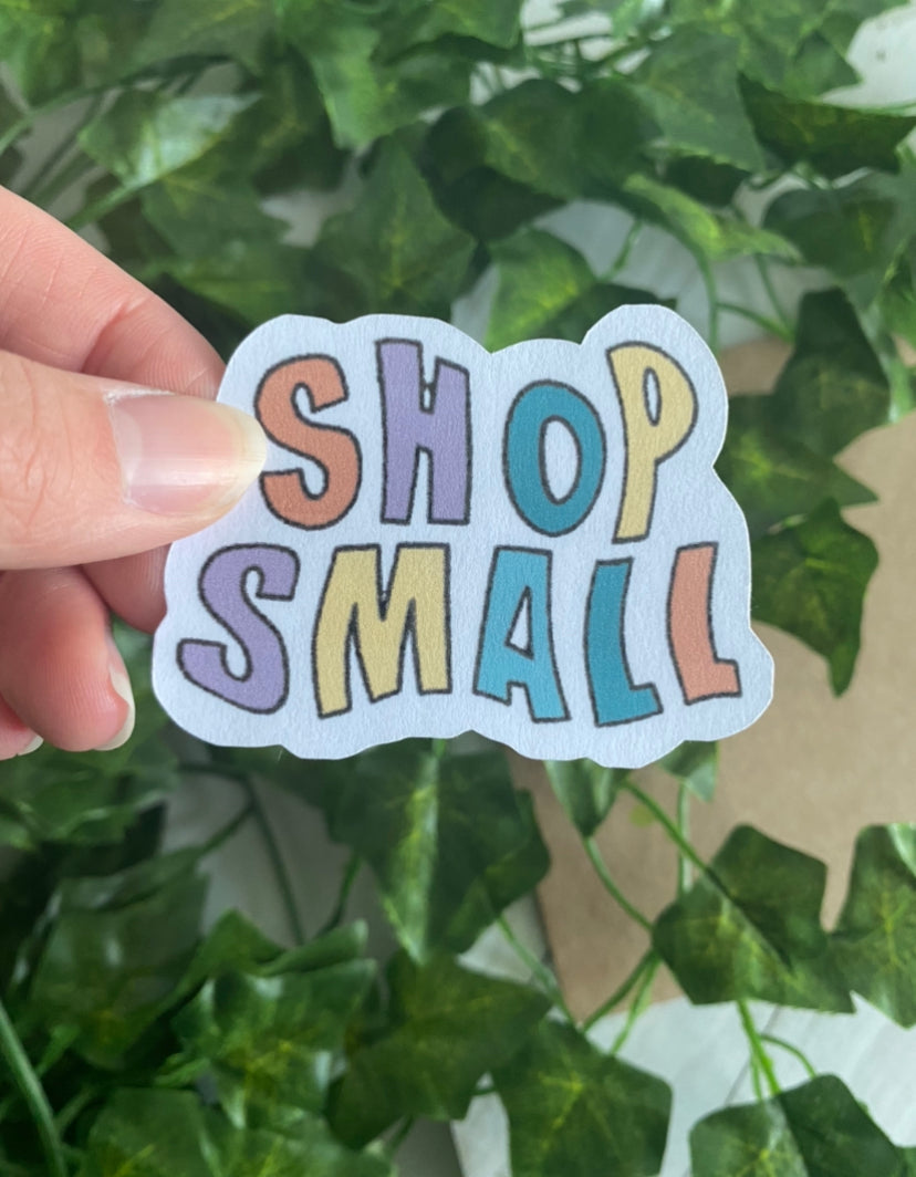 Shop Small Sticker