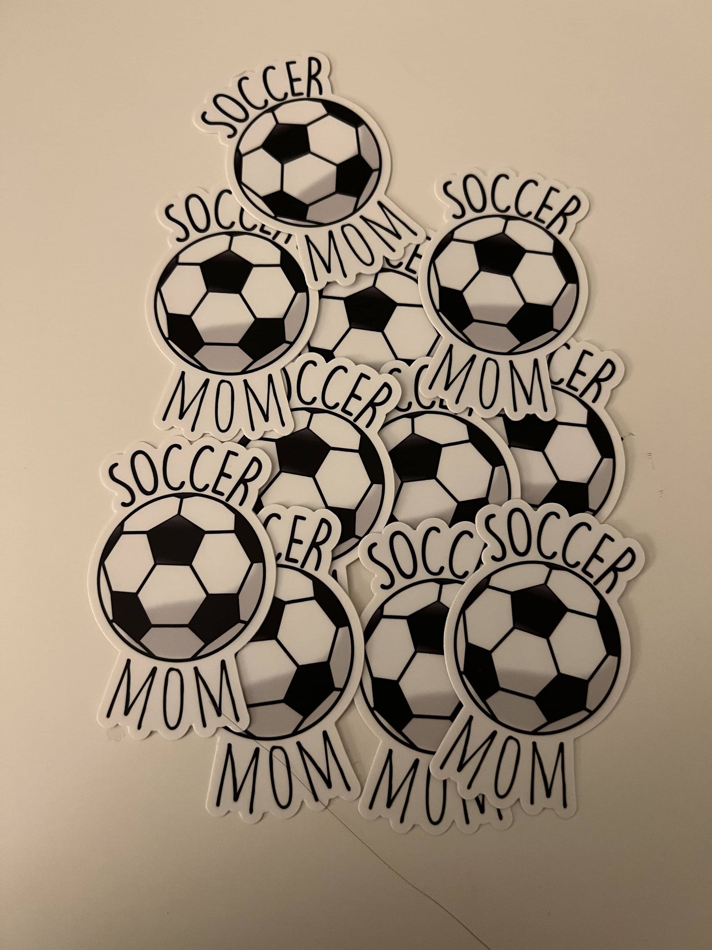 Soccer Ball Mom Sticker