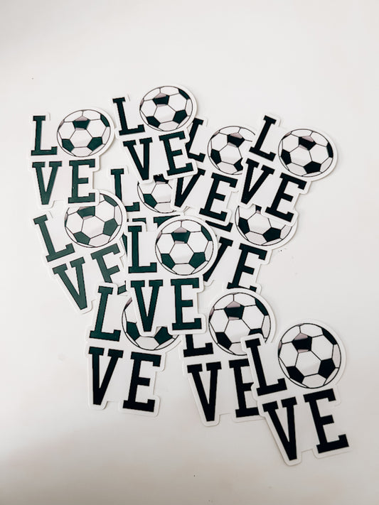 Soccer LOVE Sticker