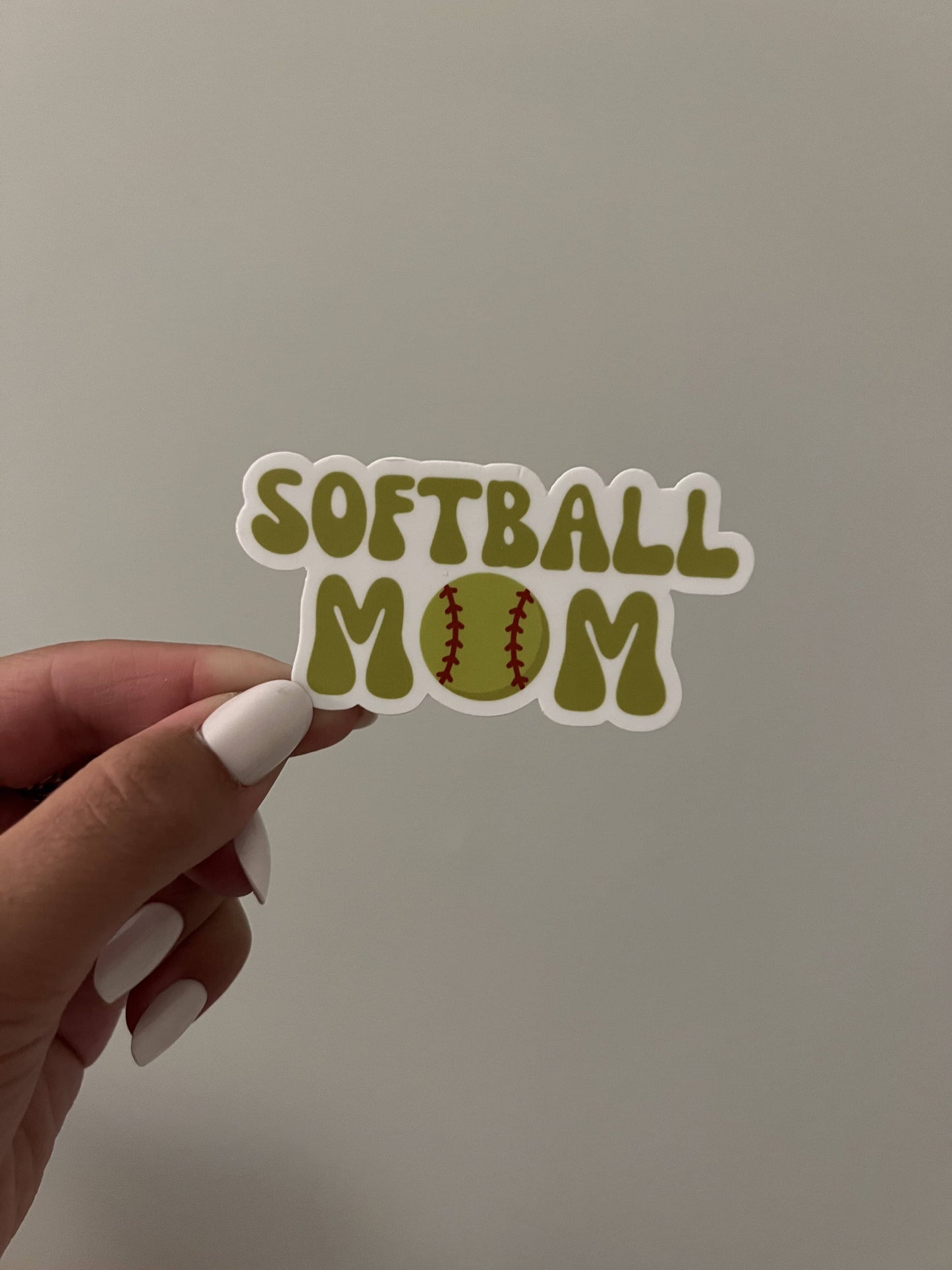 Softball Mom Sticker