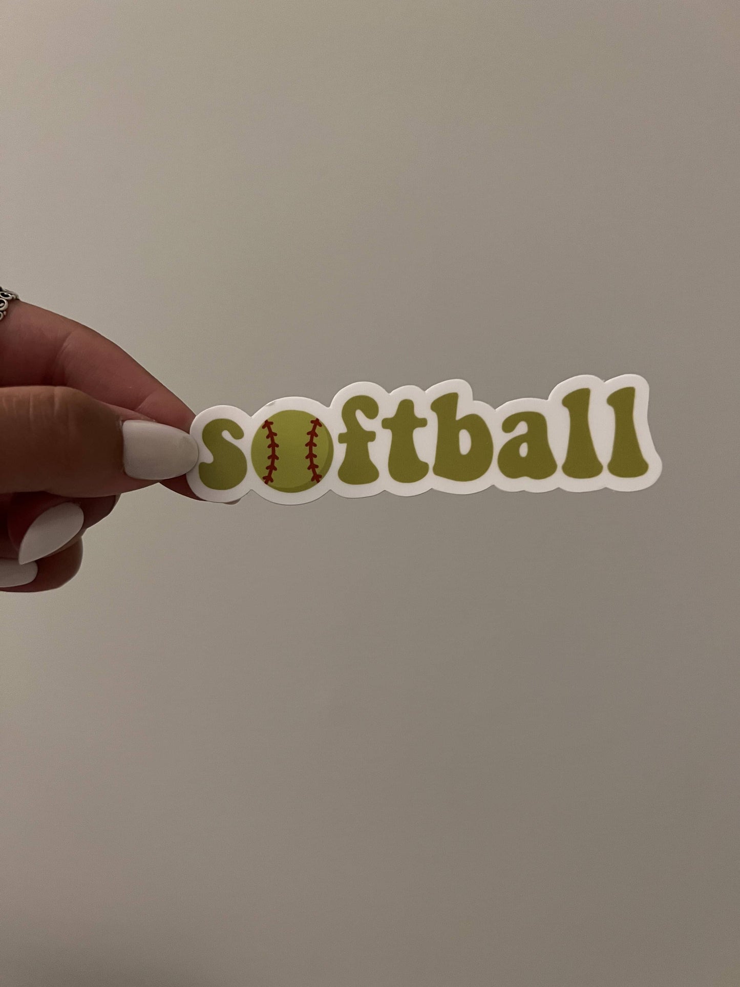 Softball Sticker