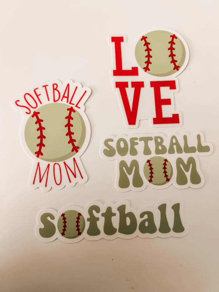 Softball Sticker Pack