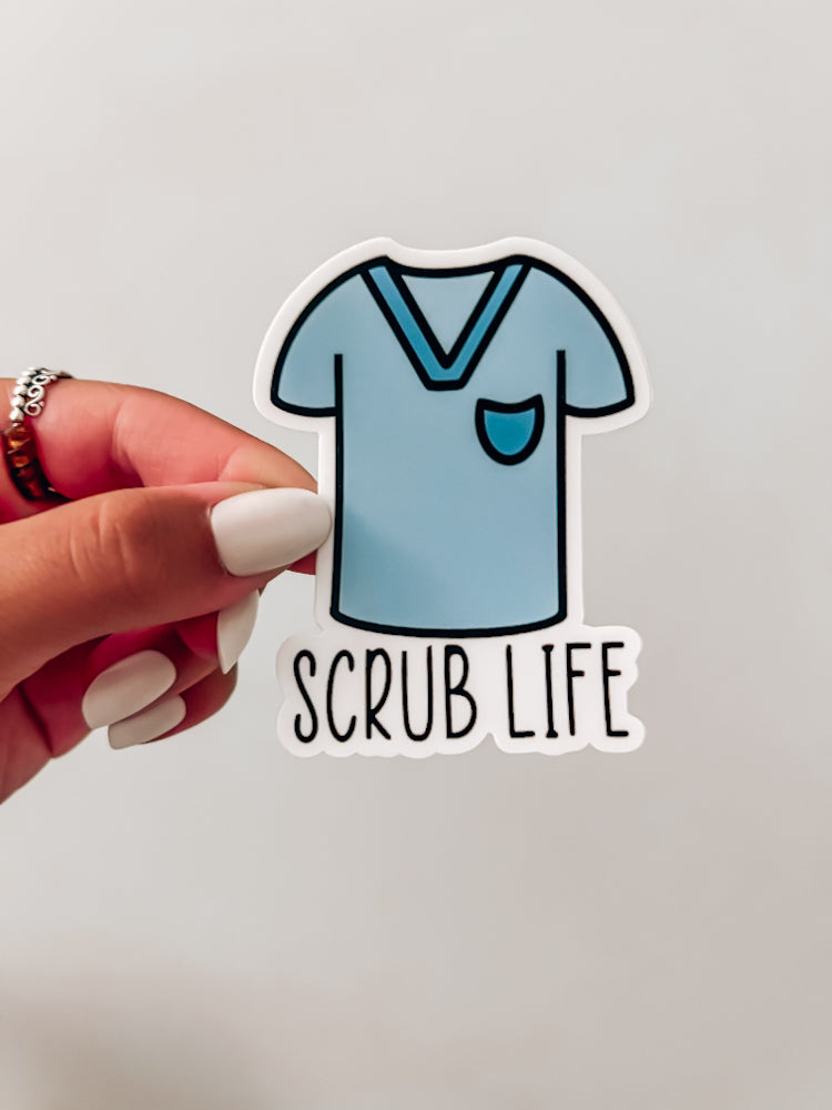 Scrub Life Sticker