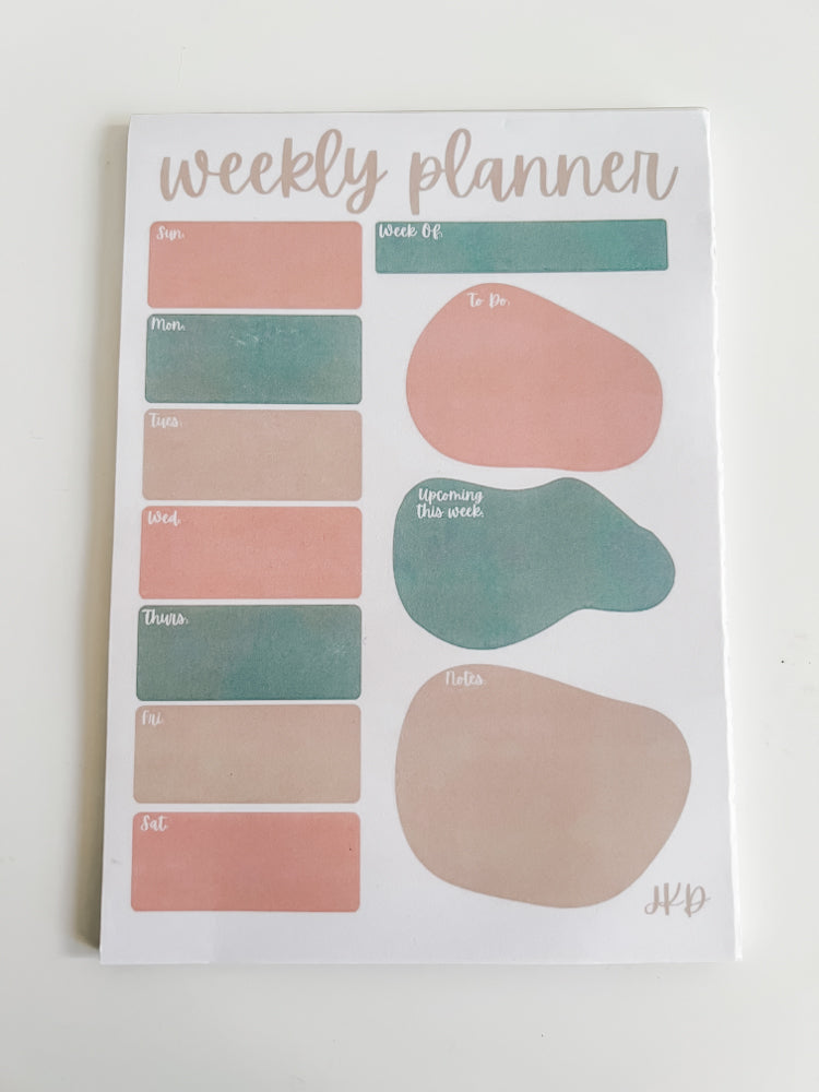 Weekly Planner Notepad