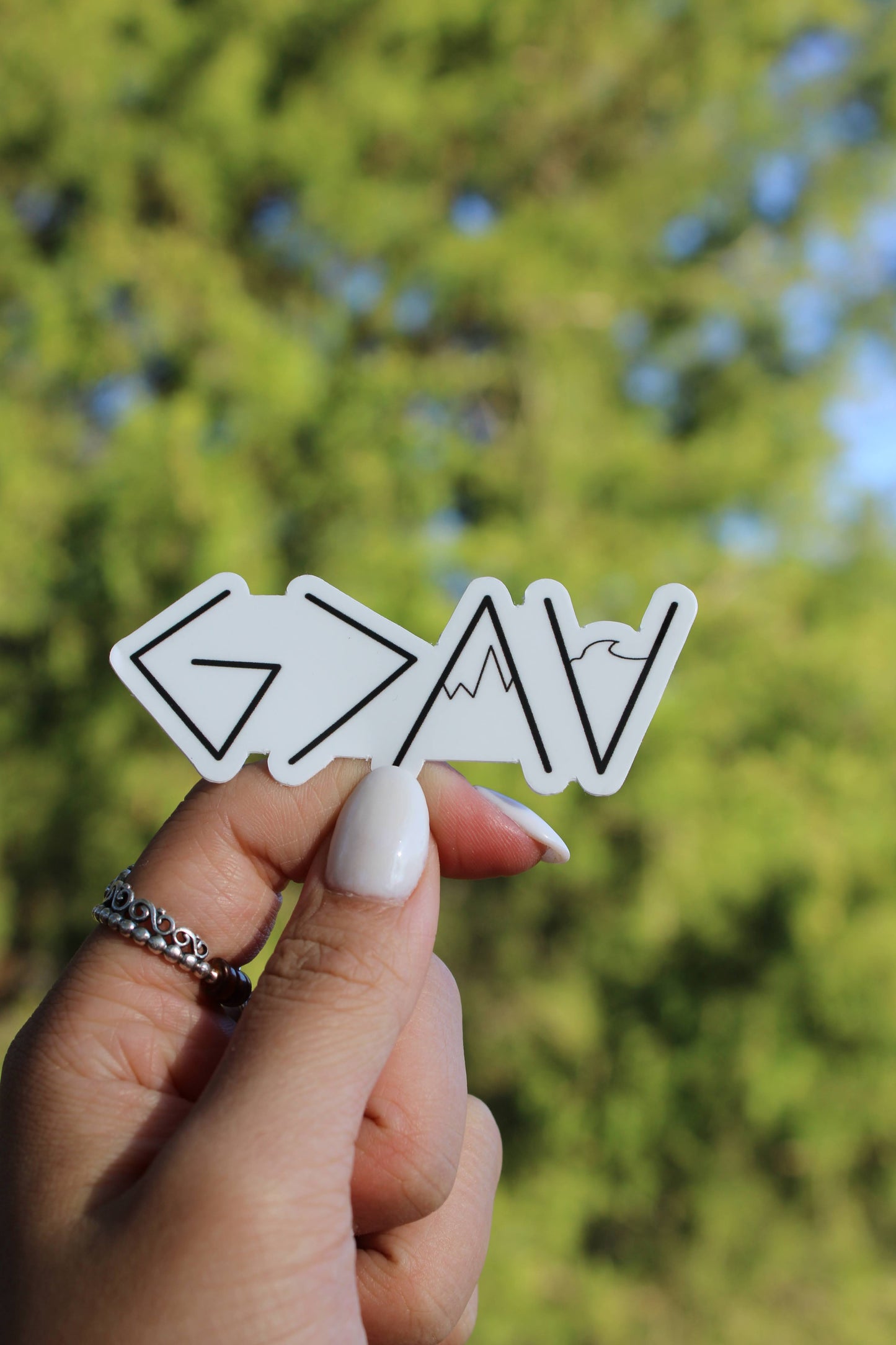 God V. Highs and Lows Sticker