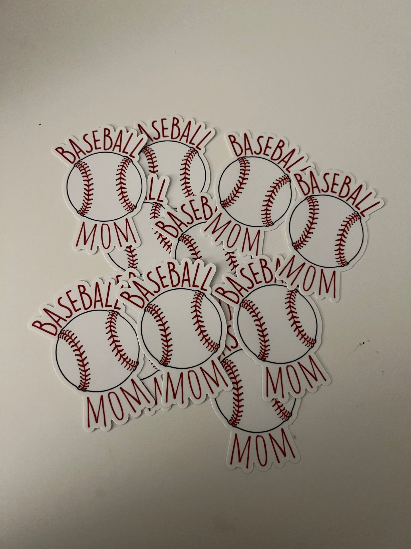 Baseball Ball Mom Sticker