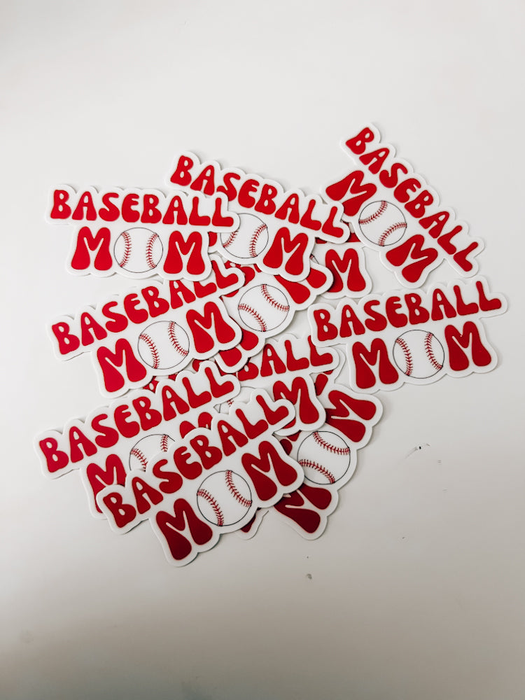 Baseball Mom Sticker