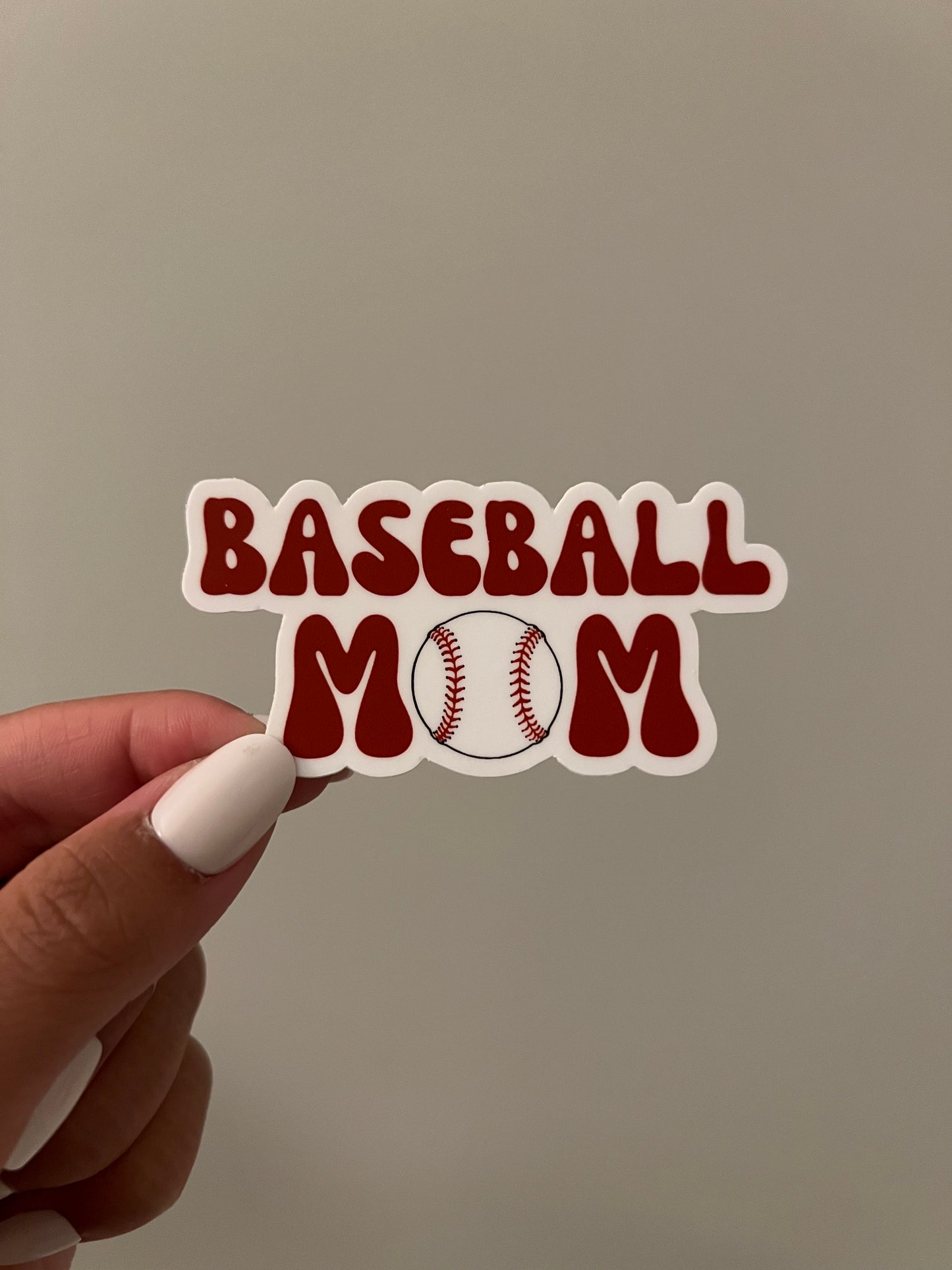 Baseball Mom Sticker