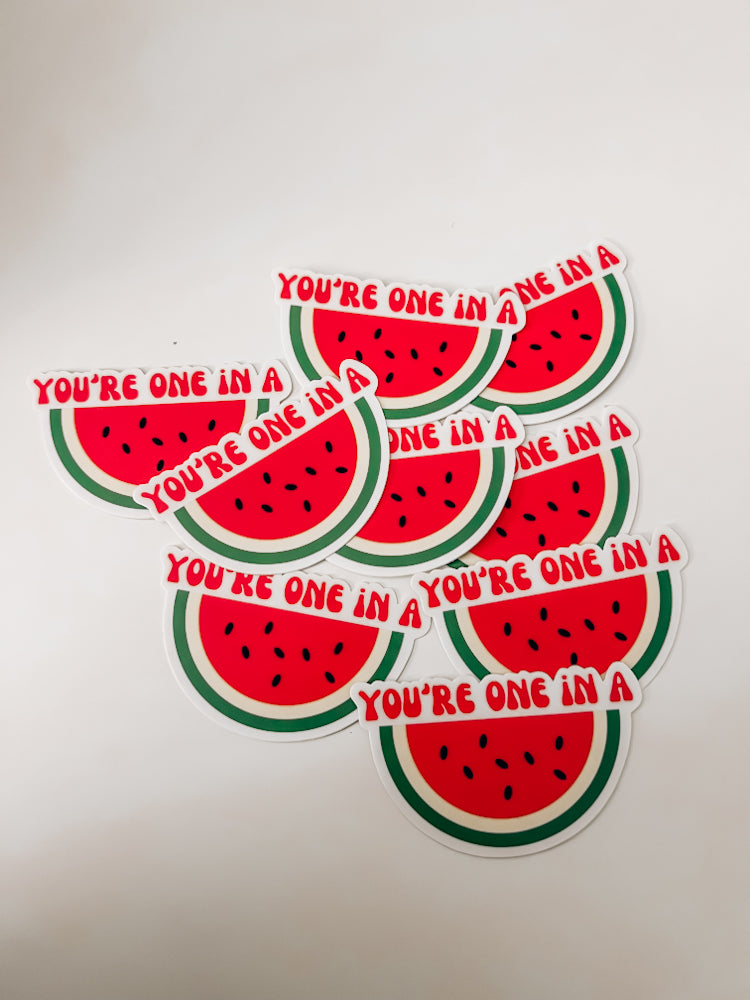 You’re One In A Melon Sticker