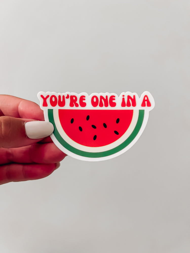 You’re One In A Melon Sticker